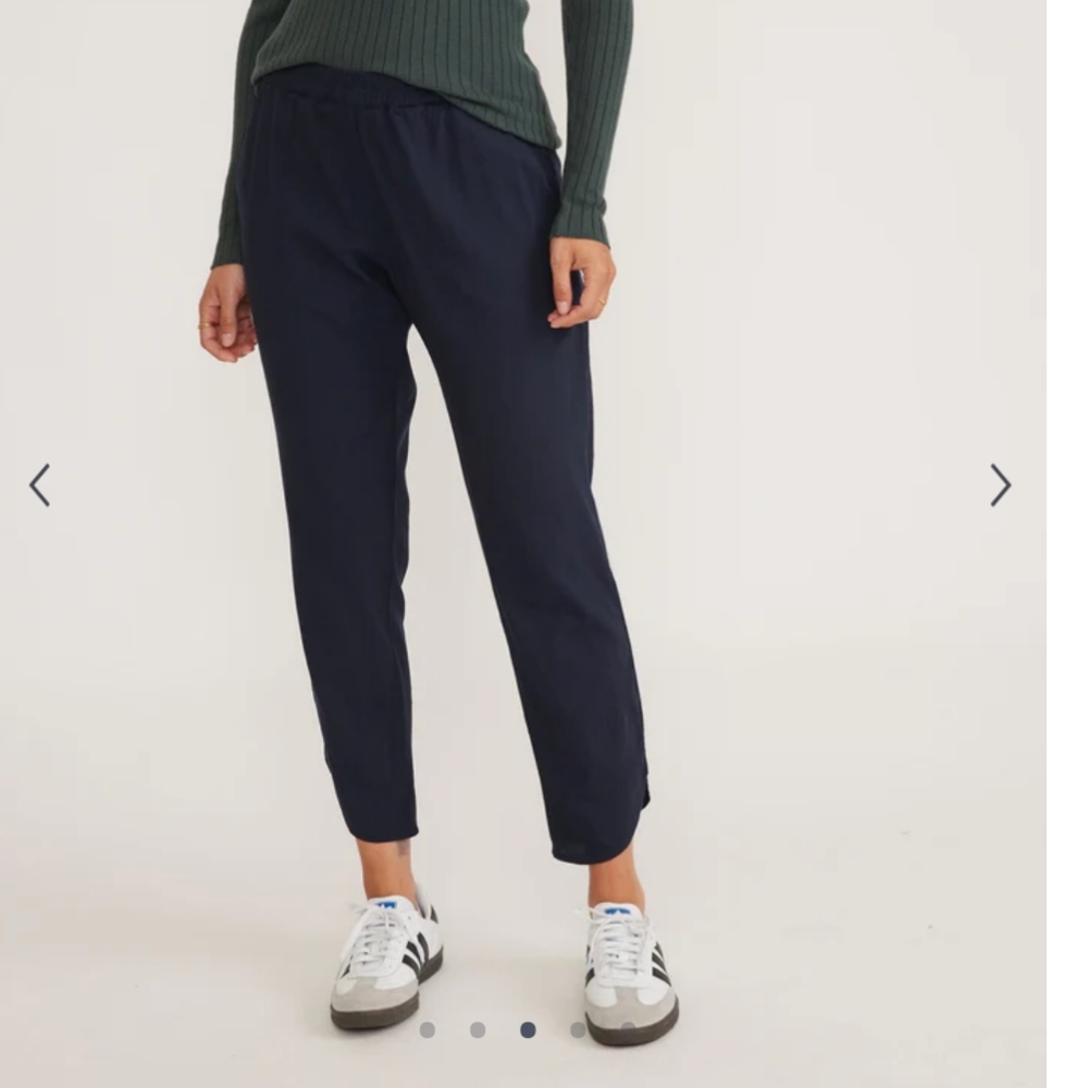Marine Layer Allison Navy pant, size large